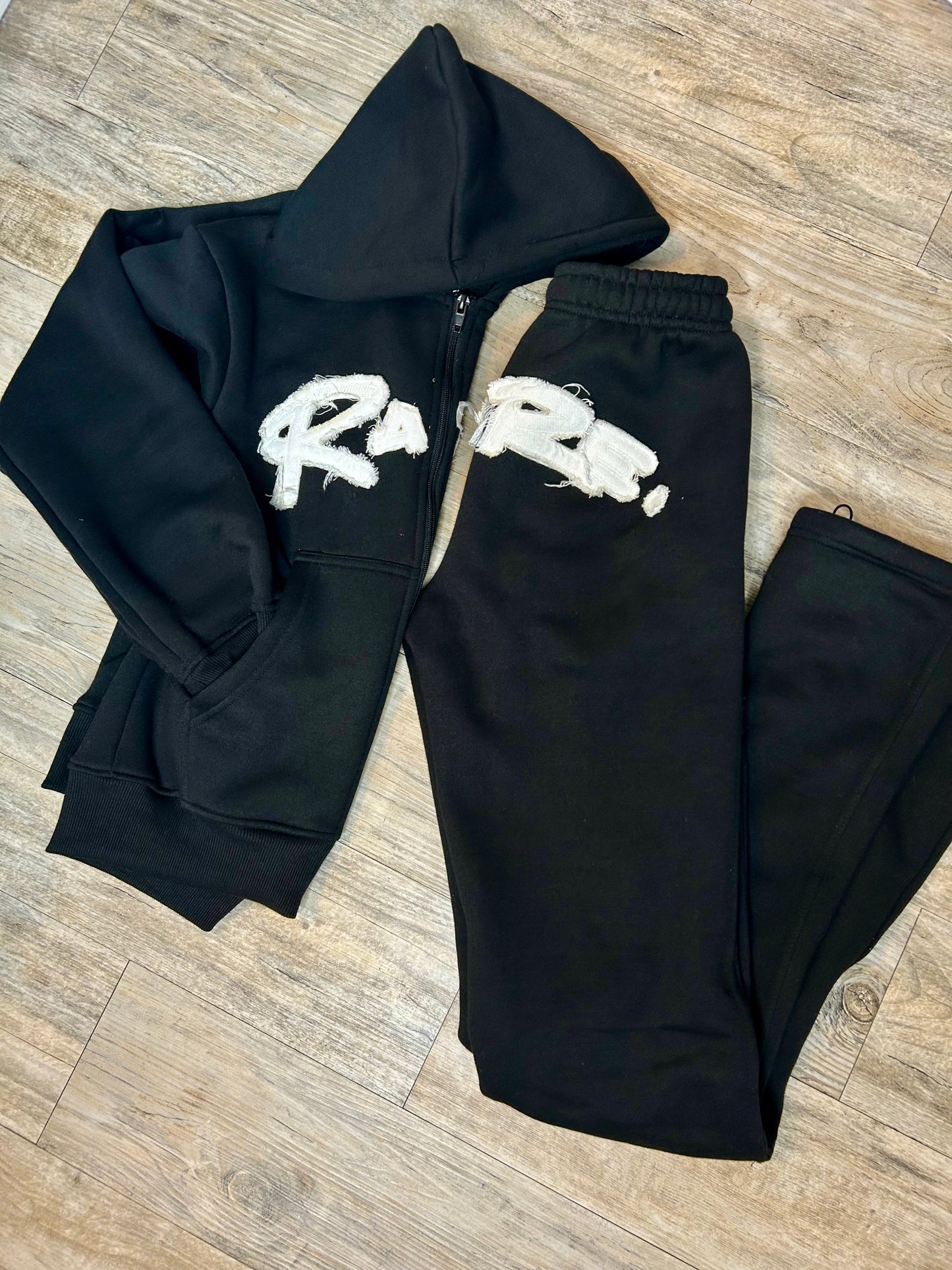 WHITE & BLACK Distress Rare Low Rise Pants