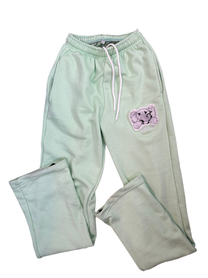 GREEN Distress Rare Low Rise Pants